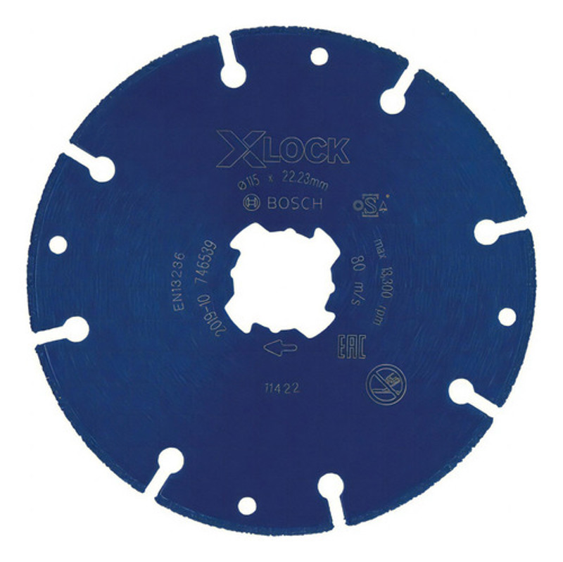 DISCO CORTE DIAMANTADO DE 115MM PARA INOX E FERRO BOSCH - 2608.900.532-000