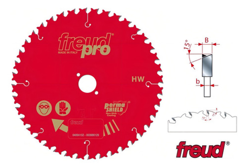 DISCO CORTE MADEIRA DE 300MM COM 24 DENTES FREUD - LP70ML001P
