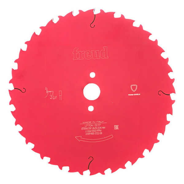 DISCO CORTE MADEIRA DE 300MM COM 24 DENTES FREUD - LP70ML001P