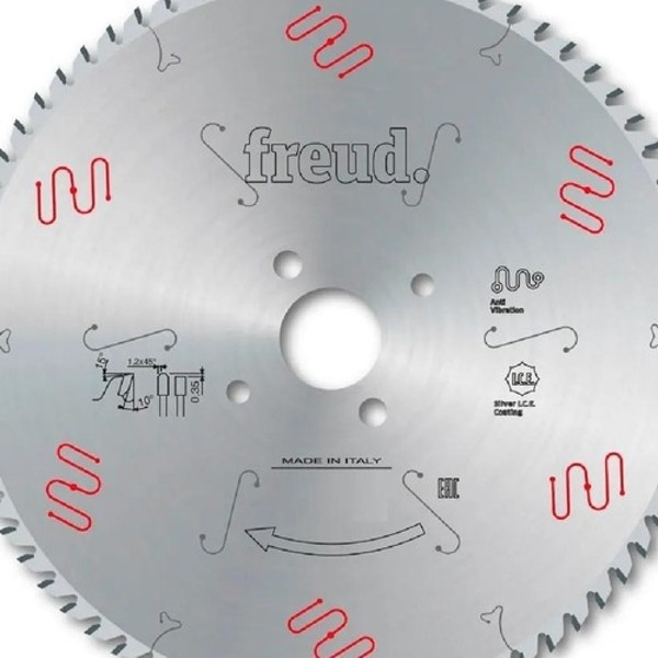 DISCO CORTE MDF DE 220MM COM 64 DENTES TRAPEZIO FREUD - LU3D0202