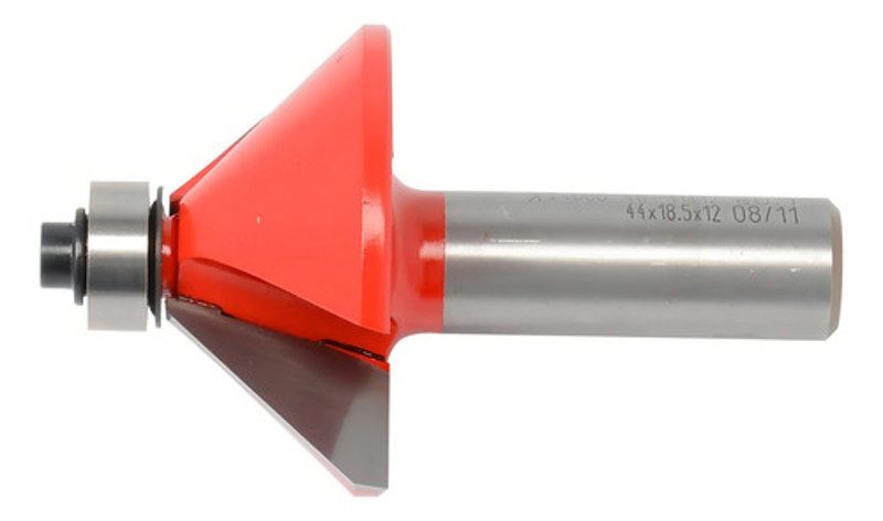 FRESA 45° DE CHANFRO COM ROLAMENTO E HASTE DE 6MM FREUD - 40-11412P