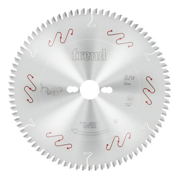 DISCO CORTE MDF DE 250MM COM 80 DENTES TRAPEZIO FREUD - LU3F0200