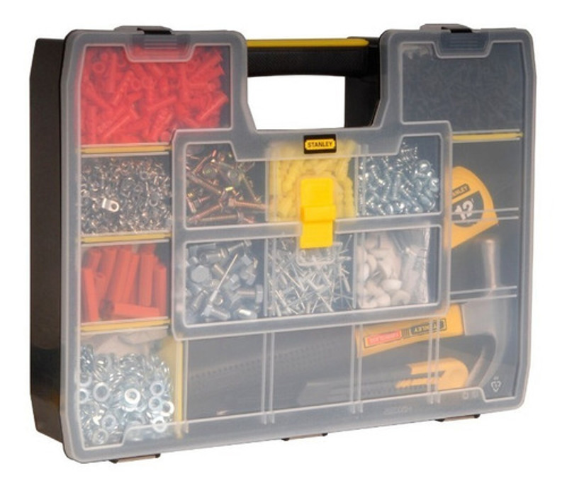 ORGANIZADOR STANLEY PLASTICO SOFTMASTER COM 17 DIVISORIAS - STST14026