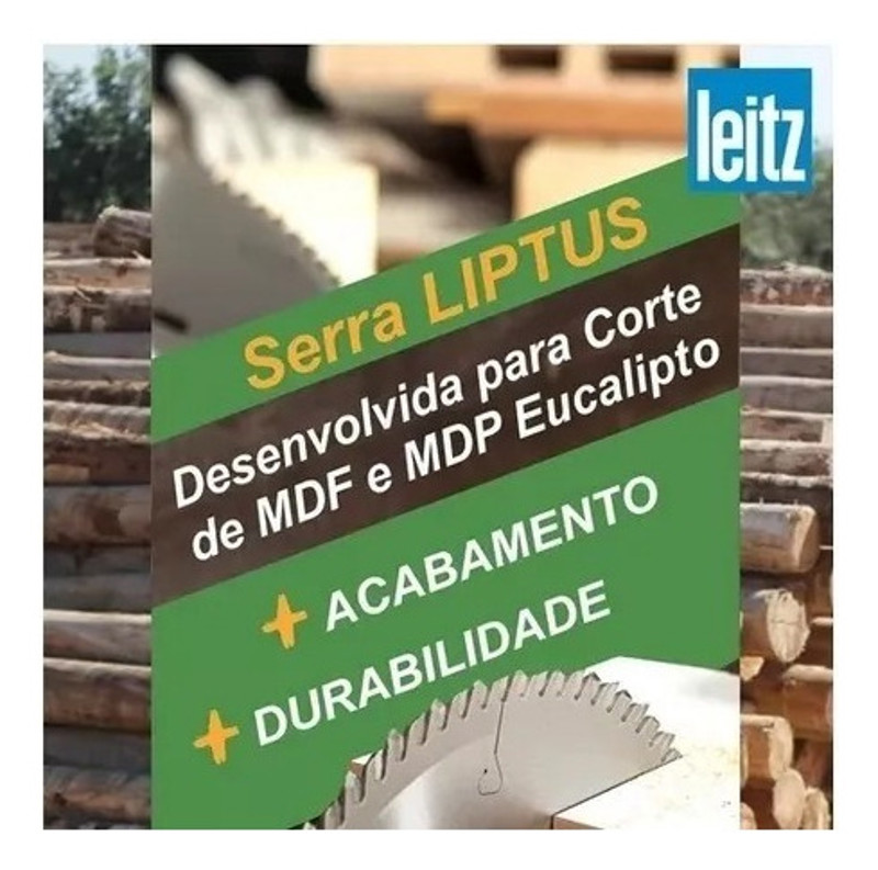 DISCO CORTE MDF EUCALIPTO DE 300MM COM 96 DENTES LEITZ - 762014965