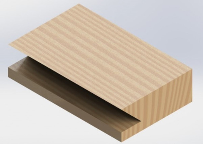 FRESA PERFIL CAVA 45° DE 40MM COM HASTE 12MM RADIX - 2059100.06