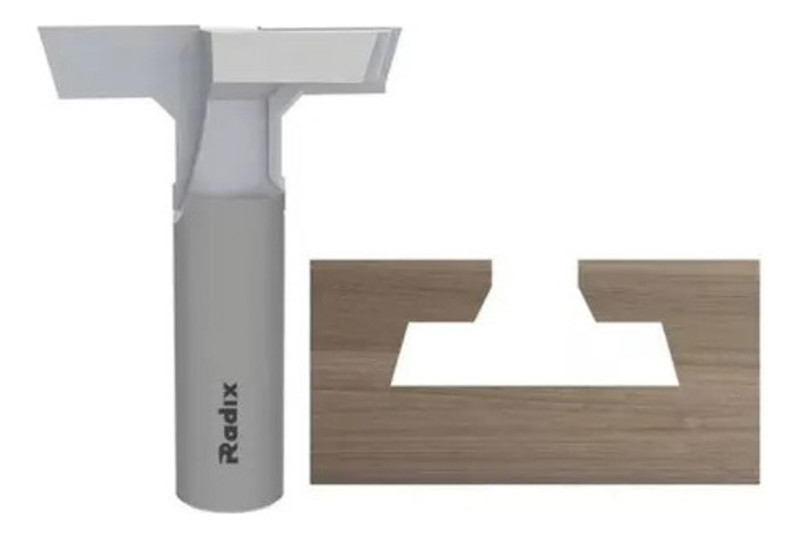 FRESA DE CORTE PARA CANALETADO 35/38MM COM HASTE 12MM RADIX - 18L3538.06