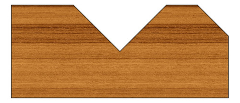 FRESA DE CORTE EM "V" COM HASTE 06MM RADIX - 2059070.01