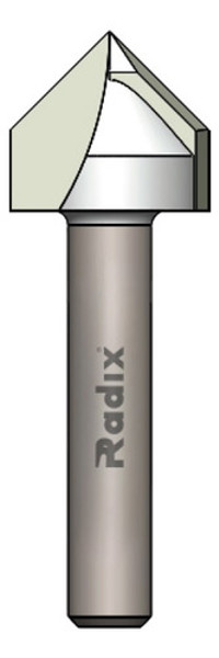 FRESA DE CORTE EM "V" COM HASTE 06MM RADIX - 2059070.01