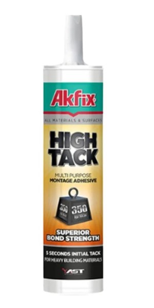 SILICONE AKFIX COM 290G - FIXA TUDO HIGH TACK 350KG