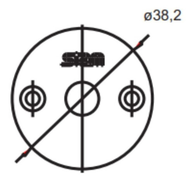 FECHADURA AUXILIAR TETRA SIMPLES DA STAM - 1001