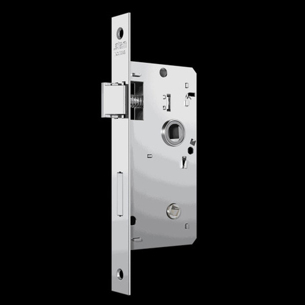 FECHADURA DE BANHEIRO "3200" COM ROSETA QUADRADA STAM - CLASSIC 3200 WC CROMADA