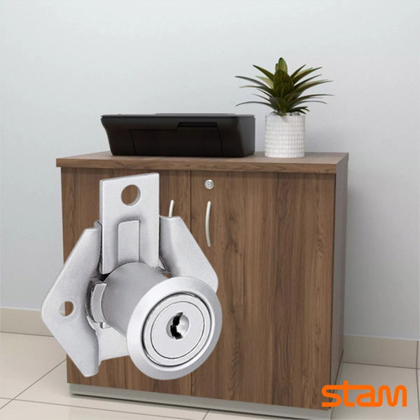FECHADURA DE GAVETA CANO CURTO DE 22MM STAM - 301