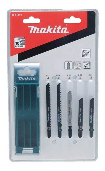 JOGO DE 10PCS COM LAMINAS TICO TICO MAKITA - B-44410