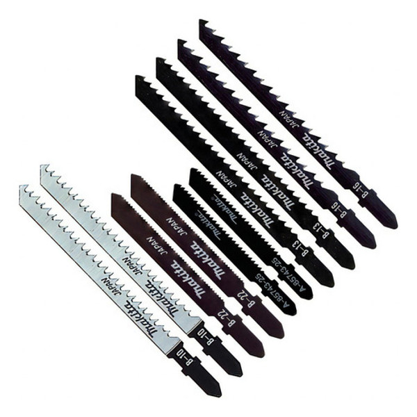 JOGO DE 10PCS COM LAMINAS TICO TICO MAKITA - B-44410