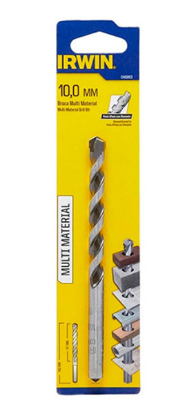 BROCA MULTI MATERIAL IRWIN DE 10MM COM 14CM - IW46863
