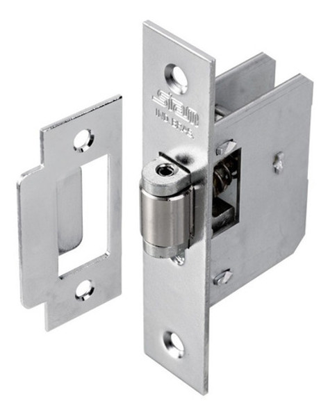 FECHADURA PIVOTANTE AUXILIAR FECHO ROLETE CROMADA STAM