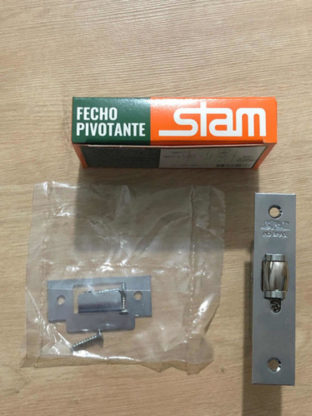 FECHADURA PIVOTANTE AUXILIAR FECHO ROLETE CROMADA STAM