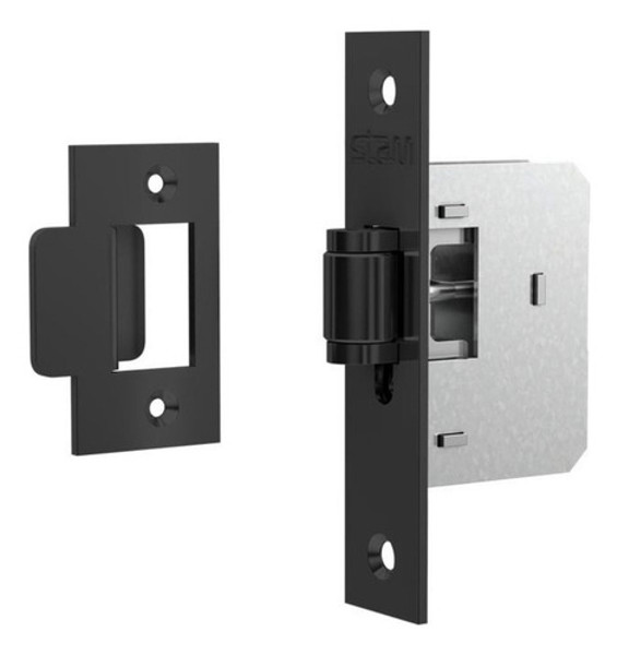 FECHADURA PIVOTANTE AUXILIAR FECHO ROLETE PRETO FOSCO STAM