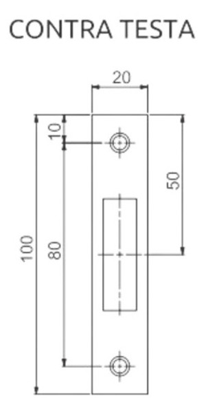 FECHADURA AUXILIAR TETRA PAR (02UN) DA 3F - 440CR-P