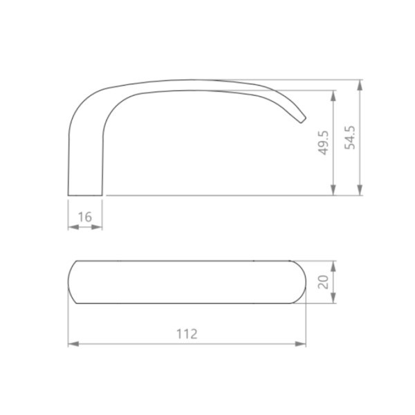 FECHADURA DE BANHEIRO "116" COM ROSETA REDONDA 3F - 720B116CR CROMADA
