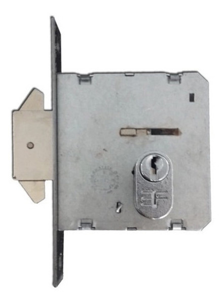 FECHADURA DE CORRER COM ROSETA (ASA AVIAO) 3F - QUADRADO 4145BP55/CR-Q CROMADA