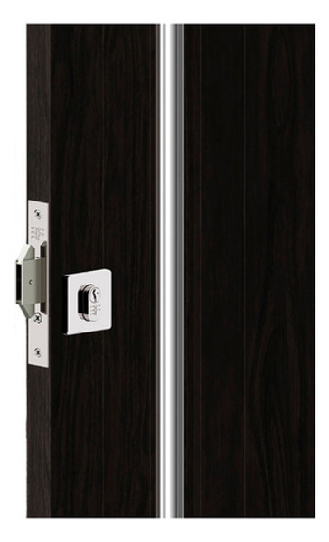 FECHADURA DE CORRER COM ROSETA (ASA AVIAO) 3F - QUADRADO 4145BP55/CR-Q CROMADA