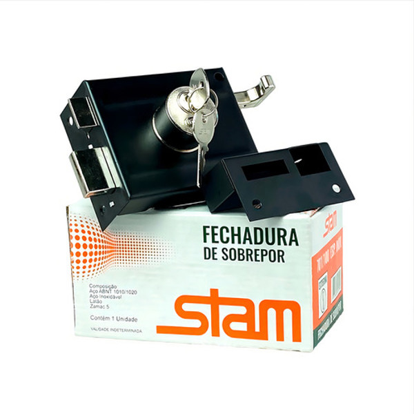 FECHADURA DE SOBREPOR TETRA PARA PORTAO STAM - 1701/100