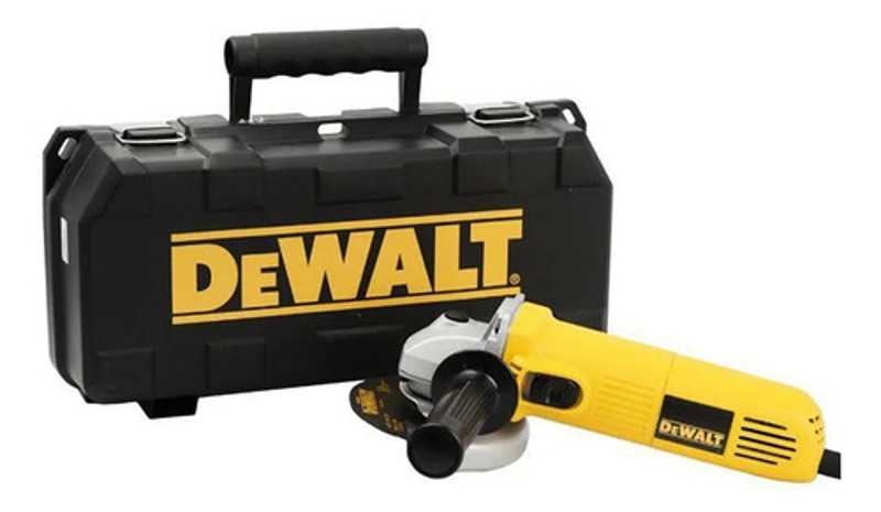 ESMERILHADEIRA ANGULAR 4.1/2'' COM 750W E MALETA DEWALT - DWE4010K 220V