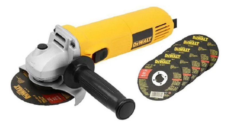 ESMERILHADEIRA ANGULAR 4.1/2'' COM 750W E MALETA DEWALT - DWE4010K 220V
