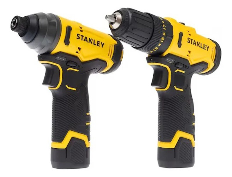 KIT 02 PARAFUSADIRAS 12V SCI10  SCH10) COM MALETA STANLEY - SCHI10D2FK -BR