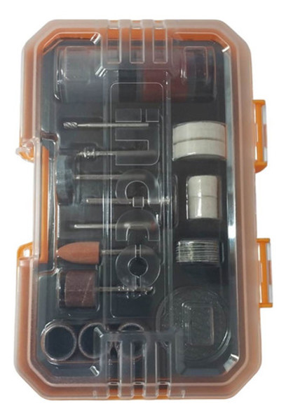 JOGO DE 73PCS COM ACESSORIOS PARA MICRORRETIFICA INGCO - AKMG7072