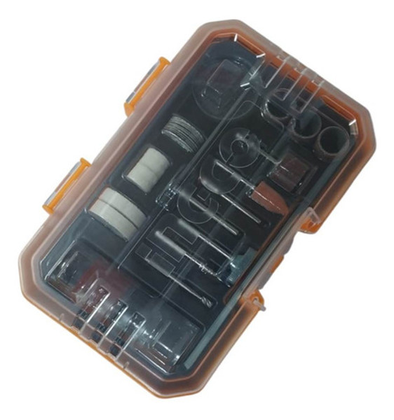 JOGO DE 73PCS COM ACESSORIOS PARA MICRORRETIFICA INGCO - AKMG7072