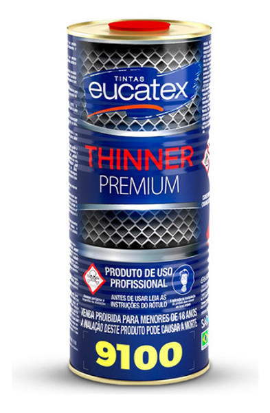 THINNER EUCATEX PARA LIMPEZA COM 900ML - 9100 - 4850253.29