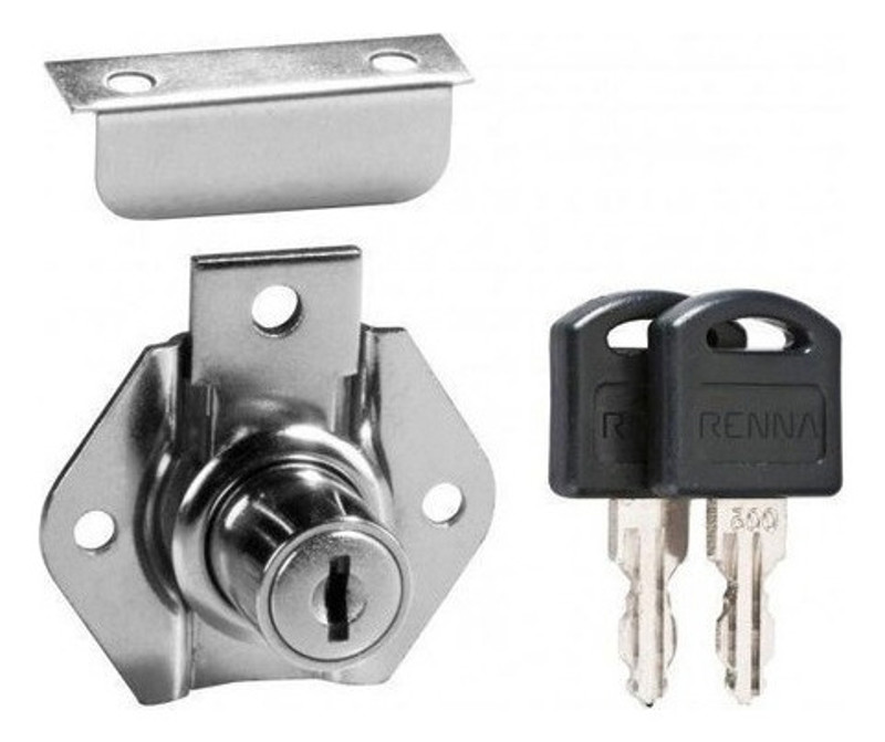 FECHADURA DE GAVETA CANO CURTO DE 22MM RENNA - 3.650.3282