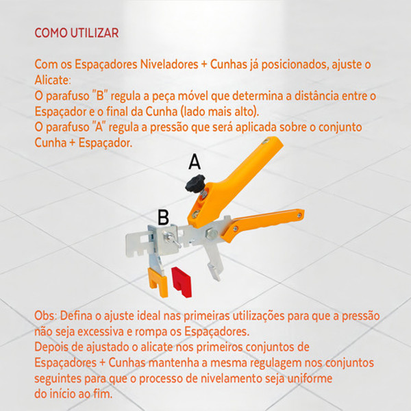 ALICATE NIVELAMENTO PORCELANATO CORTAG - 60969