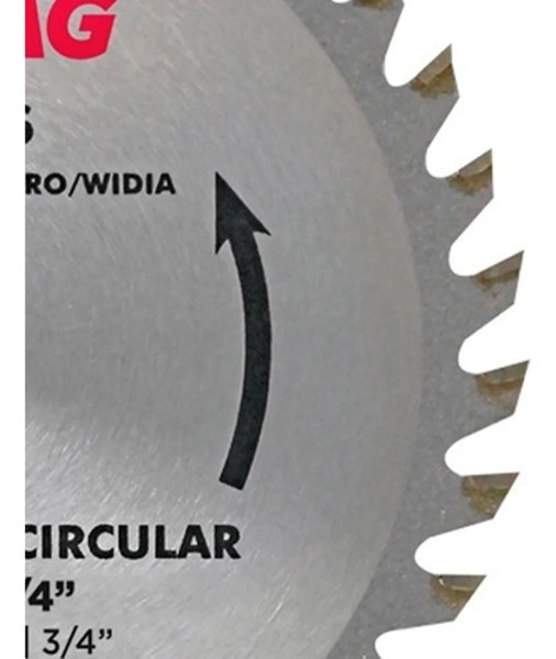 DISCO CORTE MADEIRA DE 185MM COM 48 DENTES CORTAG - 61766