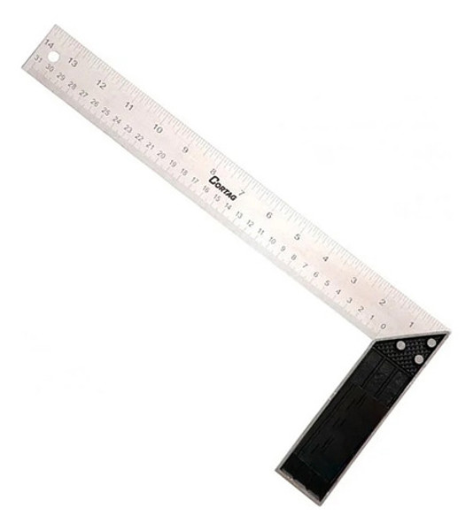 ESQUADRO ALUMINIO INOX DE 14" 350MM CORTAG - 60168