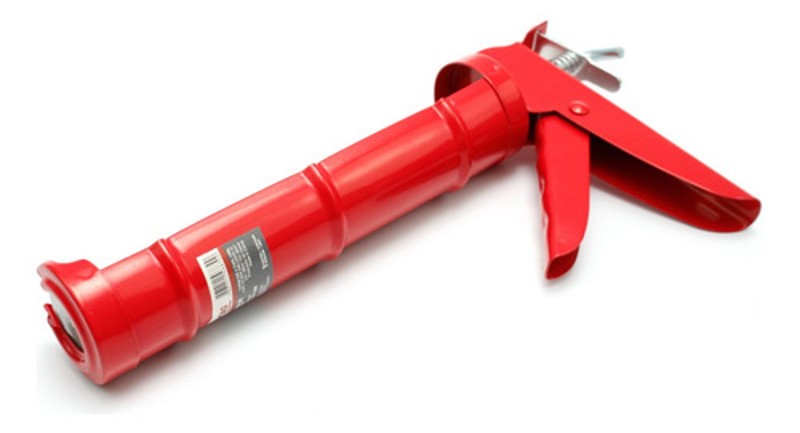 PISTOLA APLICADOR SILICONE 9" CORTAG - 60870 SIMPLES VERMELHA