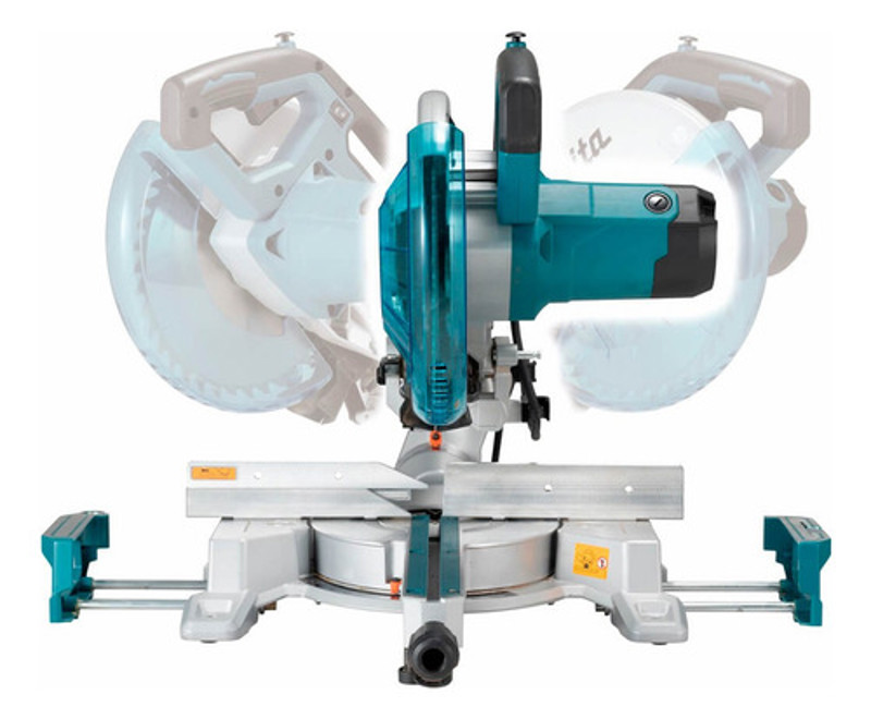 SERRA MEIA ESQUADRIA 10" COM 1450W E BRACO TELESCOPICO MAKITA - LS1110F 220V