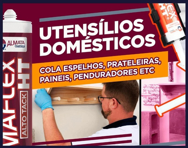 SILICONE ADESIVO ALTO TACK HT400 ALMAFLEX COM 450G