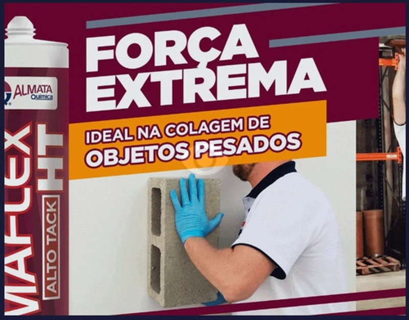 SILICONE ADESIVO ALTO TACK HT400 ALMAFLEX COM 450G