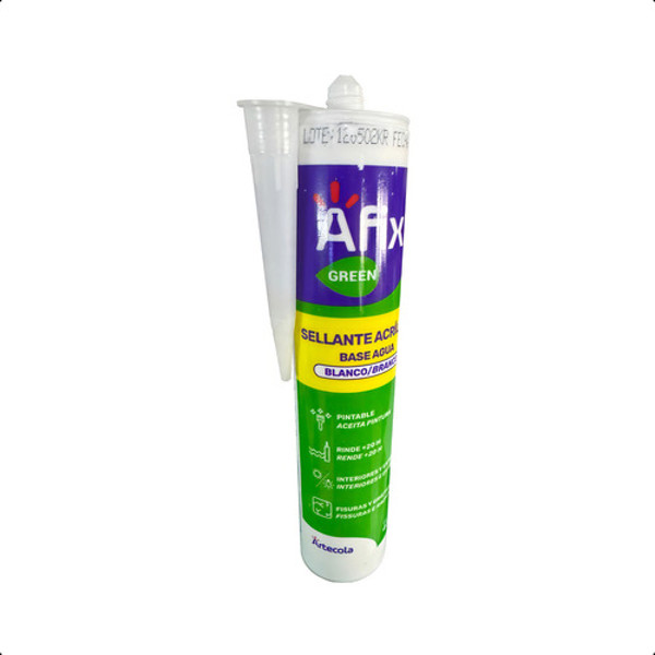SILICONE AFIX BASE D'AGUA COM 430G - BRANCO