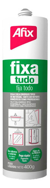 SILICONE AFIX COM 400G - FIXA TUDO