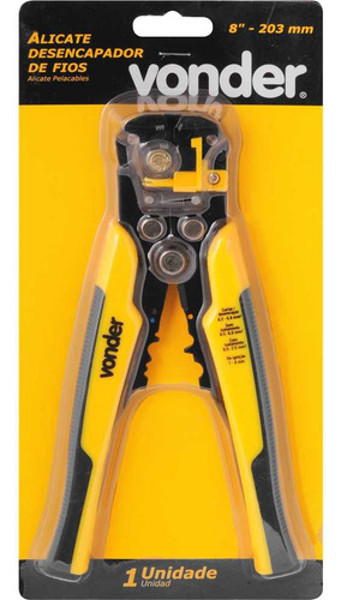 ALICATE CRIMPADOR AUTOMATICO VONDER - 36.86.000.0008