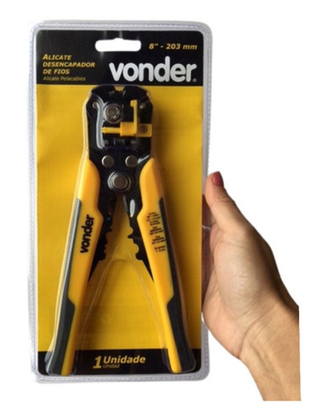 ALICATE CRIMPADOR AUTOMATICO VONDER - 36.86.000.0008