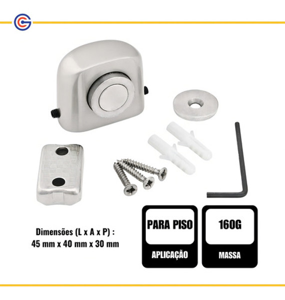 FIXADOR E PRENDEDOR DE PORTA MAGNETICO VONDER - FP500 - 35.99.100.500