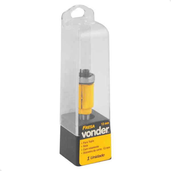 FRESA RETA COM ROLAMENTO DE 13MM HASTE 06MM VONDER - 53.14.100.013