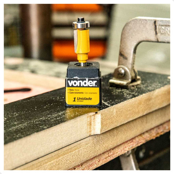 FRESA RETA COM ROLAMENTO DE 13MM HASTE 06MM VONDER - 53.14.100.013
