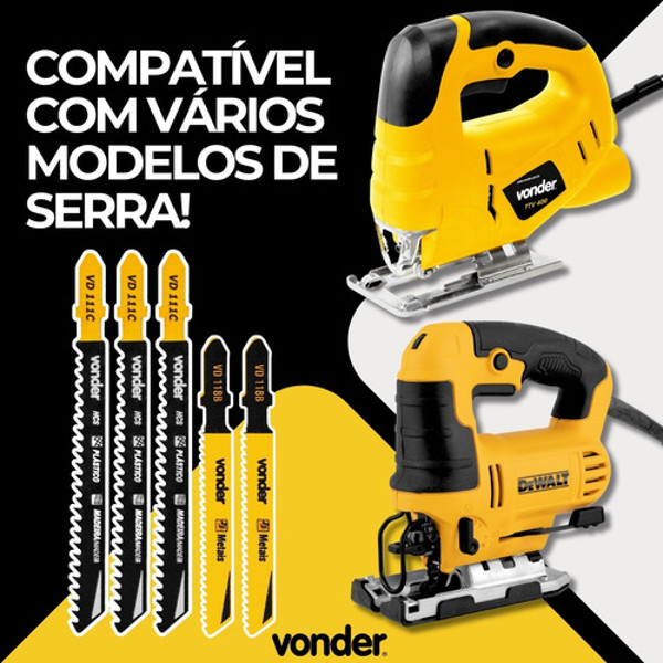 JOGO DE 10PCS COM LAMINA TICO TICO VONDER - 46.33.100.010