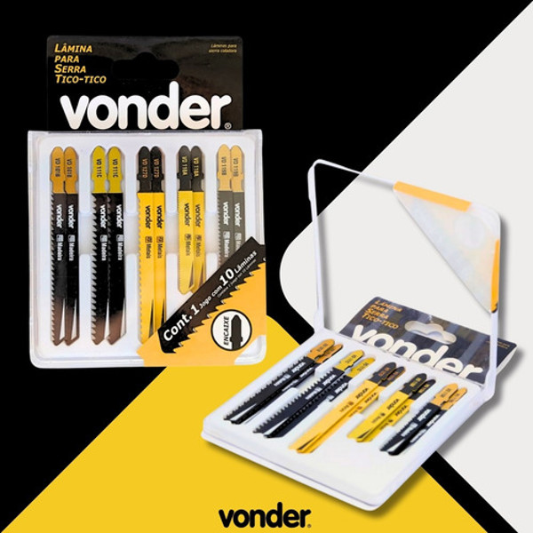 JOGO DE 10PCS COM LAMINA TICO TICO VONDER - 46.33.100.010